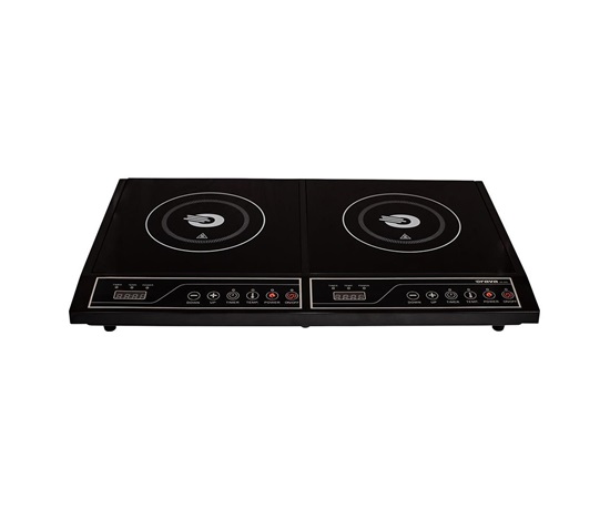 Orava VP-40i indukční dvouplotýnka, 3500 W, LED displej, časovač, 8 úrovní výkonu, 18 dB, černá