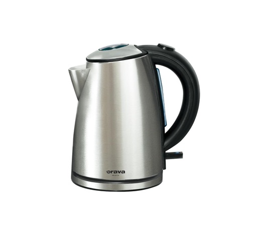 Orava VK-3712 rychlovarná konvice, 1600 W, 1.2 l, automatické vypnutí, stříbrná