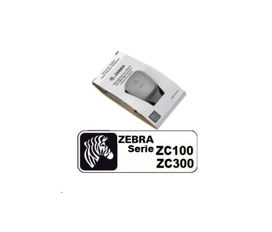 Zebra páska, monochromatická, biela, 1500 obrázkov, ZC100/ZC300
