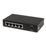 Intellinet 5-portový gigabitový PoE switch, 4x GbE PoE+, 1x GbE, PoE 60W, bez ventilátora