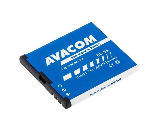 AVACOM batéria pre mobilný telefón Nokia C7-00 Li-Ion 3,7 V 1200 mAh (náhradná BL-5K)