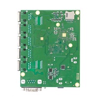 MikroTik RouterBOARD RB450Gx4, štvorjadrový procesor ARM 716MHz, 1GB RAM, 5x LAN, vrátane. Licencia L5