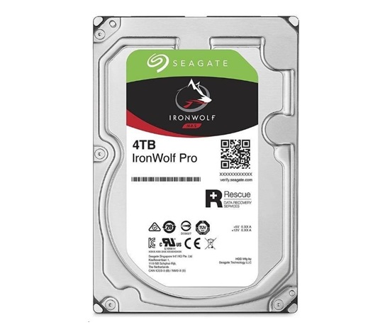 Bazar - SEAGATE HDD IRONWOLF PRO (NAS) 4TB SATAIII/600, 7200rpm, 128MB cache, recertified product