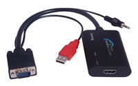 PREMIUMCORD Elektronický prevodník VGA+audio na HDMI