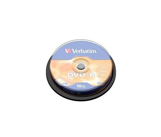 VERBATIM DVD-R(10-Pack)Spindle/General Retail/16x/4.7GB