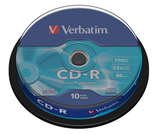 VERBATIM CD-R(10-Pack)Spindle/EP/DL/52x/700MB