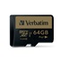 Karta VERBATIM MicroSDXC 64GB PRO+ Class 10, UHS 1 (R:90/W:80 MB/s)