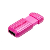VERBATIM Flash disk 16 GB Hi-Speed Store ‘n‘ Go, Pinstripe, USB 2.0, Horúco ružová