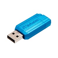 VERBATIM Flash disk 16 GB Hi-Speed Store ‘n‘ Go, Pinstripe, USB 2.0, karibská modrá
