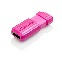 VERBATIM Flash disk 32 GB Hi-Speed Store ‘n‘ Go, Pinstripe, USB 2.0, Horúco ružová