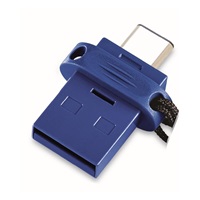 VERBATIM Flash disk 32 GB Store 'n' Go Dual Drive USB 3.0/USB Type-C, modrá