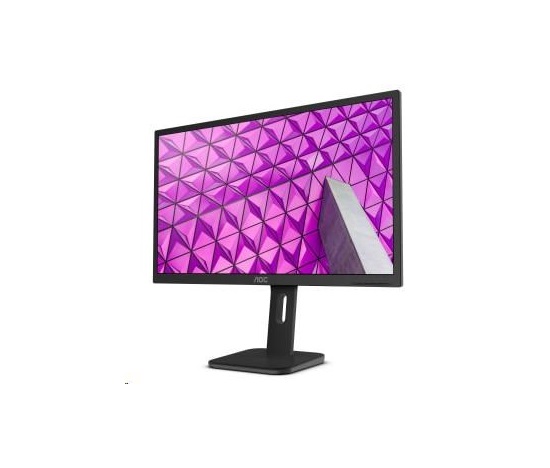 AOC MT IPS LCD WLED 23,8" 24P1 - panel IPS, 1920x1080, 250 cd/m, 5 ms, D-Sub, DVI, HDMI, DP, USB, reproduktory, pivot