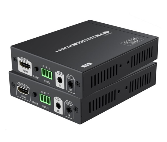 PremiumCord HDMI HDbaseT2.0 extender Ultra HD 4kx2k@60Hz na 70 m cez Cat5e/Cat6