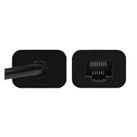 AXAGON ADE-SR, USB-A 3.2 Gen 1 - Gigabit Ethernet sieťová karta, auto inštal, čierna