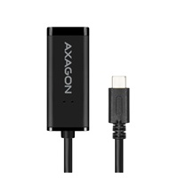 AXAGON ADE-SRC, USB-C 3.2 Gen 1 - Gigabit Ethernet sieťová karta, auto inštal, čierna