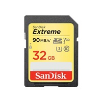 Karta SanDisk SDHC 32GB Extreme (90MB/s V30 UHS-I U3) 2-pack
