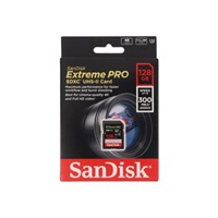 Karta SanDisk SDXC 128 GB Extreme Pro (300 MB/s UHS-II)