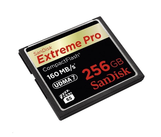 SanDisk Compact Flash 256GB Extreme Pro (160MB/s) VPG 65, UDMA 7