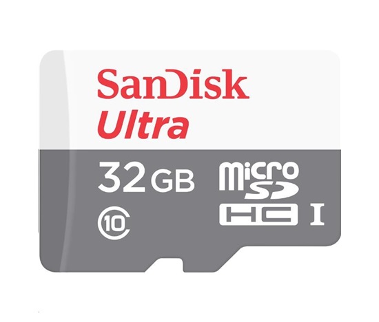 Karta SanDisk MicroSDHC 32 GB Ultra (80 MB/s, trieda 10 - balenie pre tablety, Android) + adaptér