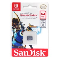 Karta SanDisk MIcroSDXC 64GB pre Nintendo Switch (R:100/W:90 MB/s, UHS-I, V30, U3, C10, A1) licencovaný produkt