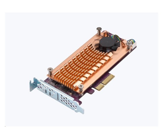 QNAP QM2-2S-220A rozšiřující karta 2xM.2 NVMe 2280/22110 PCIe Gen2x2 pro PC i NAS