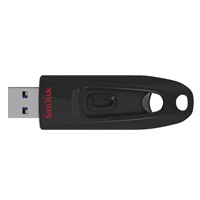 SanDisk Flash Disk 128 GB Ultra, USB 3.0, čierna (VHODNÉ PRE TV ZOBRAZENIE NA OBALE)