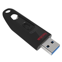 SanDisk Flash Disk 128 GB Ultra, USB 3.0, čierna (VHODNÉ PRE TV ZOBRAZENIE NA OBALE)