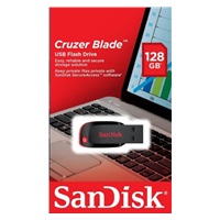 SanDisk Flash disk 128 GB Cruzer Blade, USB 2.0, čierna