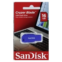 SanDisk Flash disk 16 GB Cruzer Blade, USB 2.0, modrá