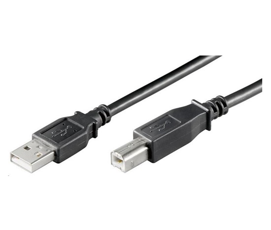 Kábel USB PREMIUMCORD 2.0 Kábel A-B 2 m, farba čierna