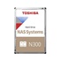 TOSHIBA HDD N300 NAS 10TB, SATA III, 7200 otáčok za minútu, 256MB cache, 3,5", DOPRAVA