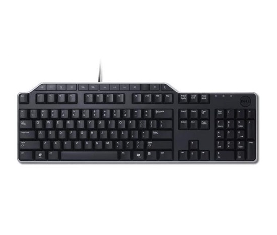 Klávesnica DELL : US/Euro (QWERTY) DELL KB-522 Wired Business Multimedia USB Keyboard Black (Kit)