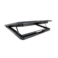 Chladiaca podložka C-TECH pre CLP-140, 15,6", 2x 140 mm, 2x USB, modré podsvietenie