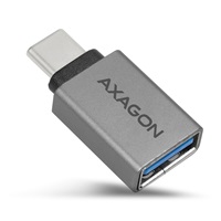 AXAGON RUCM-AFA, redukcia USB-C (M) -> USB-A (F), USB 3.2 Gen 2, 3A, ALU