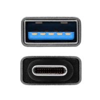AXAGON RUCM-AFA, redukcia USB-C (M) -> USB-A (F), USB 3.2 Gen 2, 3A, ALU