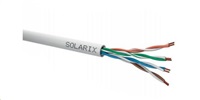 Solarix Kabel lanko Solarix CAT5E UTP PVC sedy 305m/box