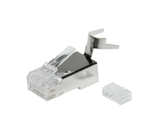 Solarix Konektor RJ45 CAT6A STP 8p8c tienený skladaný na drát
