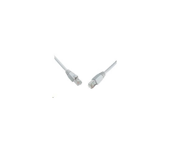 Solarix Patch kabel CAT5E SFTP PVC 1m sedy snag-proof