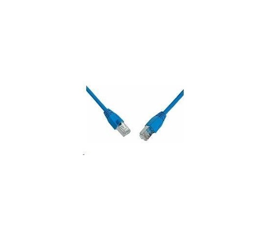 Solarix Patch kabel CAT5E SFTP PVC 2m modry snag-proof