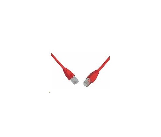 Solarix Patch kabel CAT5E SFTP PVC 3m cerveny snag-proof