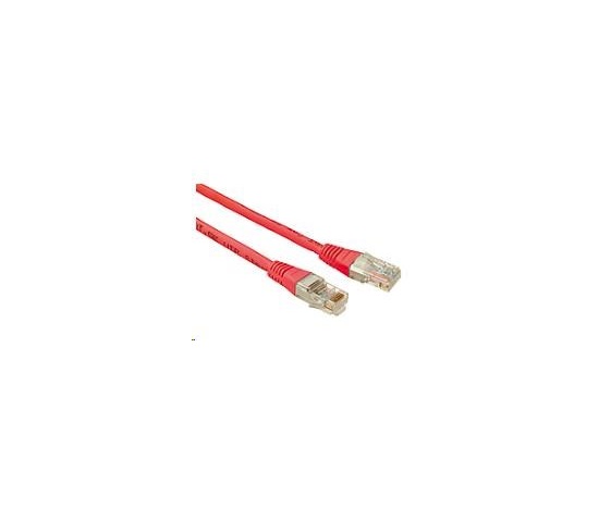 Solarix Patch kabel CAT5E UTP PVC 0,5m červený non-snag-proof C5E-155RD-0,5MB