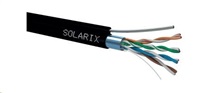 Solarix Instalacn. kabel Solarix CAT5E FTP PE vonkajs. samonosny 305m/cievka