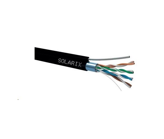 Solarix Instalacn. kabel Solarix CAT5E FTP PE vonkajs.  samonosny 305m/cievka