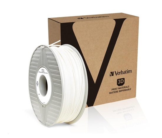 VERBATIM Filament pre 3D tlačiarne BVOH 2.85mm, 69m, 500g biela (malý kotúč)