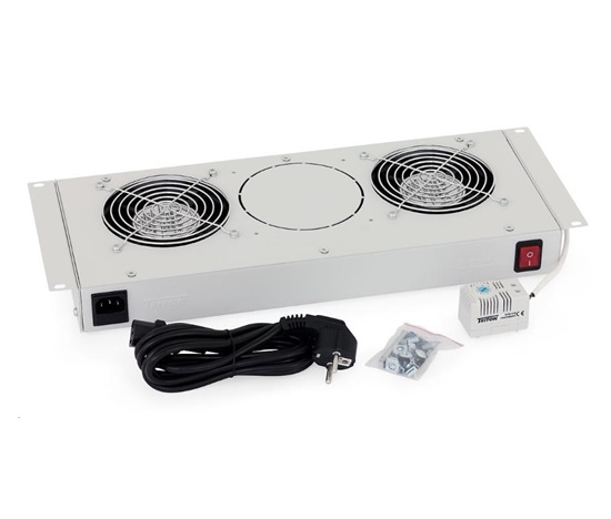 TRITON Ventilačná jednotka spodná (horná) pre RBA-A6, RUA-1V-230V/45W termostat, sivá