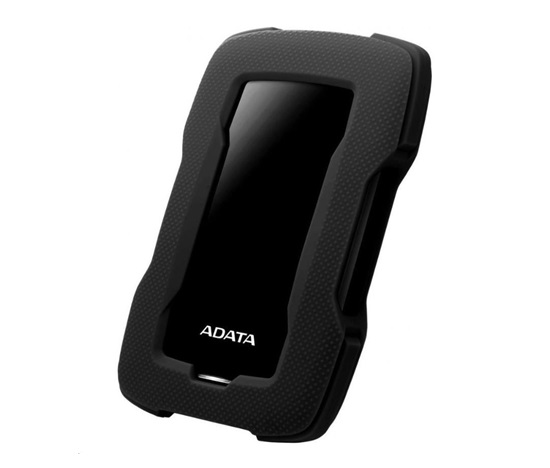 Externý pevný disk ADATA 1TB 2,5" USB 3.1 HD330, BLACK COLOR BOX, čierna (guma, odolná voči nárazom)