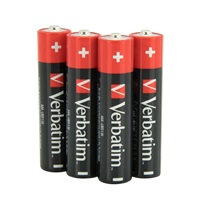 VERBATIM Alkalické baterie AAA, 4 Pack - Shrink, LR3