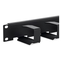 TRITON 19" viazací panel 1U, 6x viazacie háčiky 70x27 mm, čierny