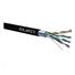 Inštalačný kábel Solarix outdoor FTP, Cat5E, drôt, PE, krabica 305m SXKD-5E-FTP-PE