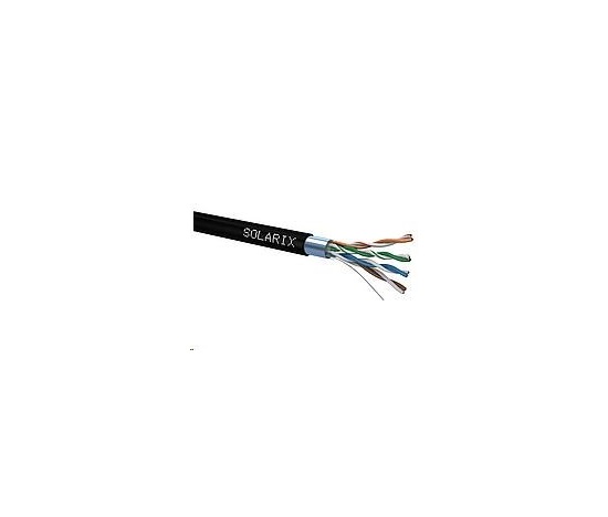 Inštalačný kábel Solarix outdoor FTP, Cat5E, drôt, PE, krabica 305m SXKD-5E-FTP-PE